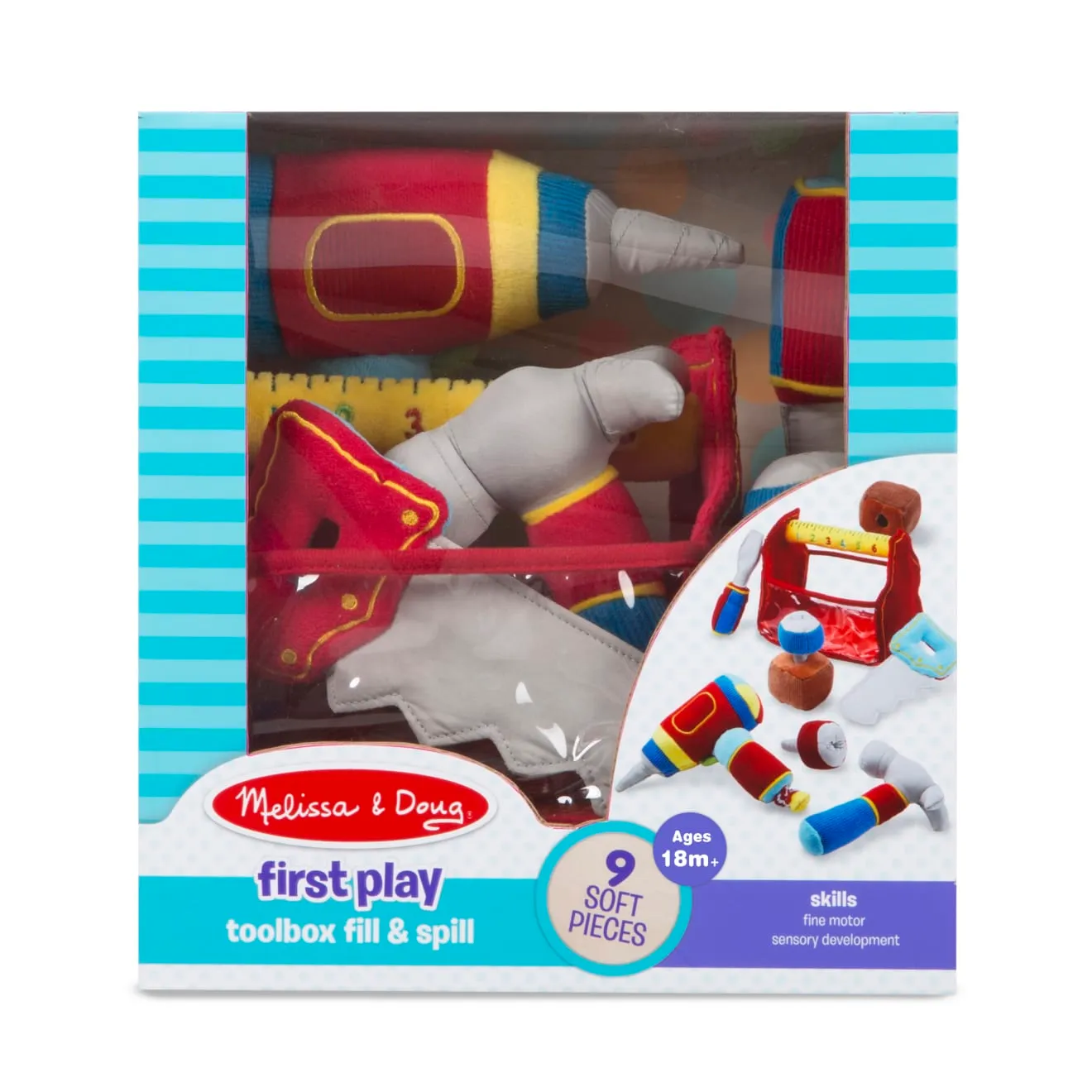 Melissa & Doug Toolbox Fill and Spill Werkzeugkasten Plüsch