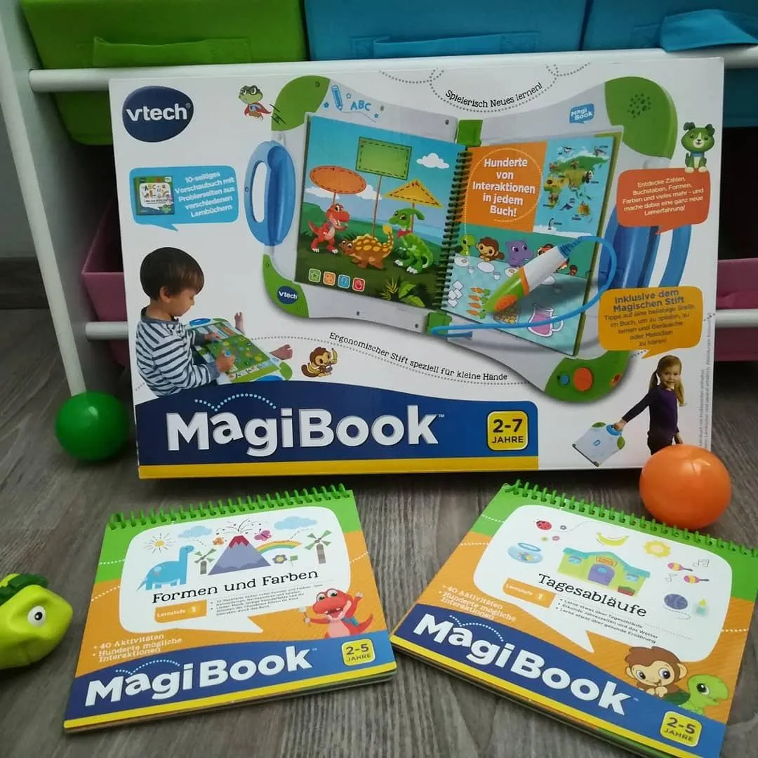 VTech MagiBook Lernstufe 1 Tagesabläufe Lernbuch