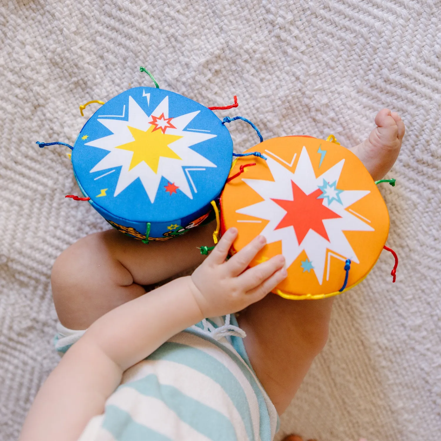 Melissa & Doug K's Kids Musical Bongos Babytrommel Stoff