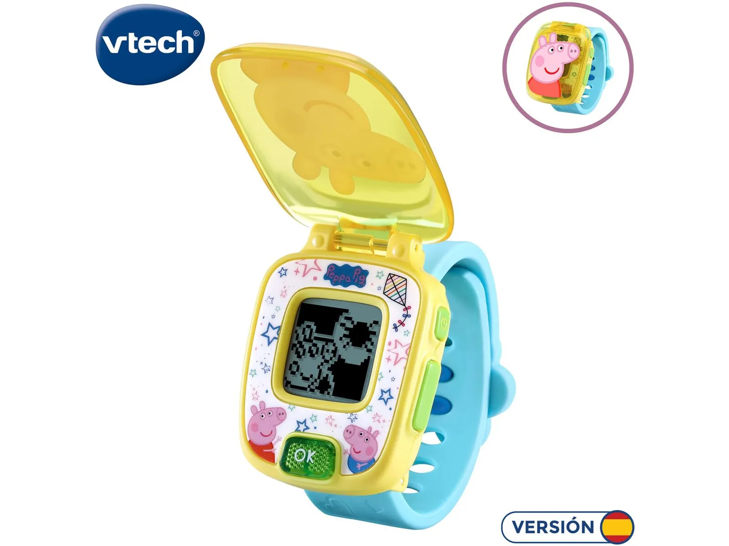 VTech Peppa Pig 3480-526067 Spielzeuguhr Blau