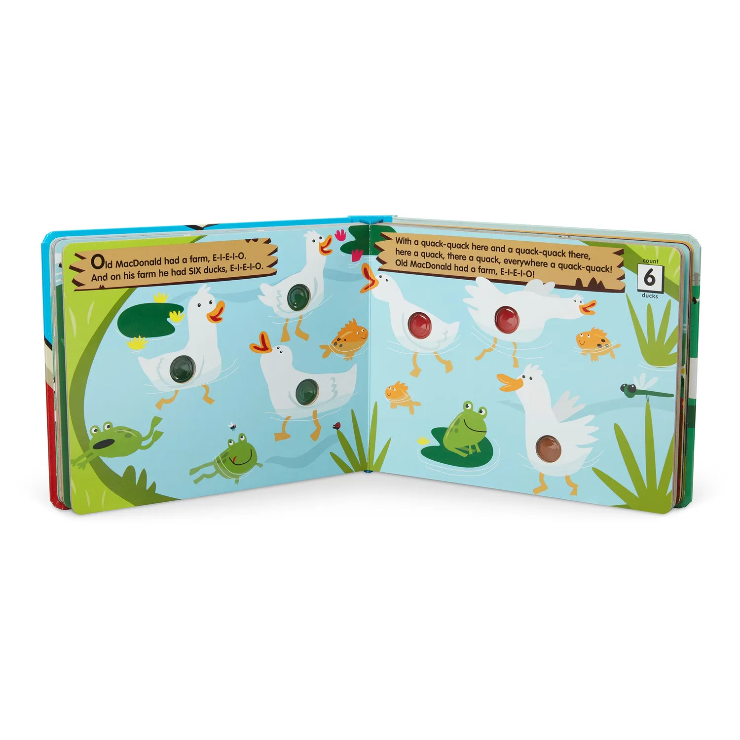 Melissa & Doug Poke-a-Dot Old MacDonald's Farm Pappbilderbuch Bauernhof