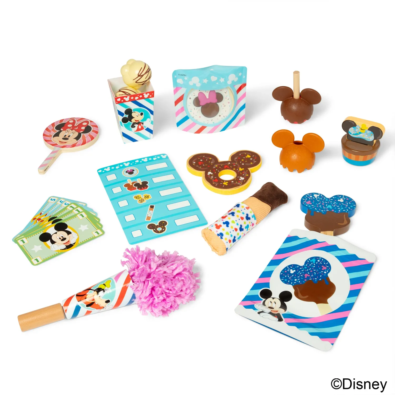 Melissa and Doug Disney Snacks Popcorn Kaufladenset 24tlg