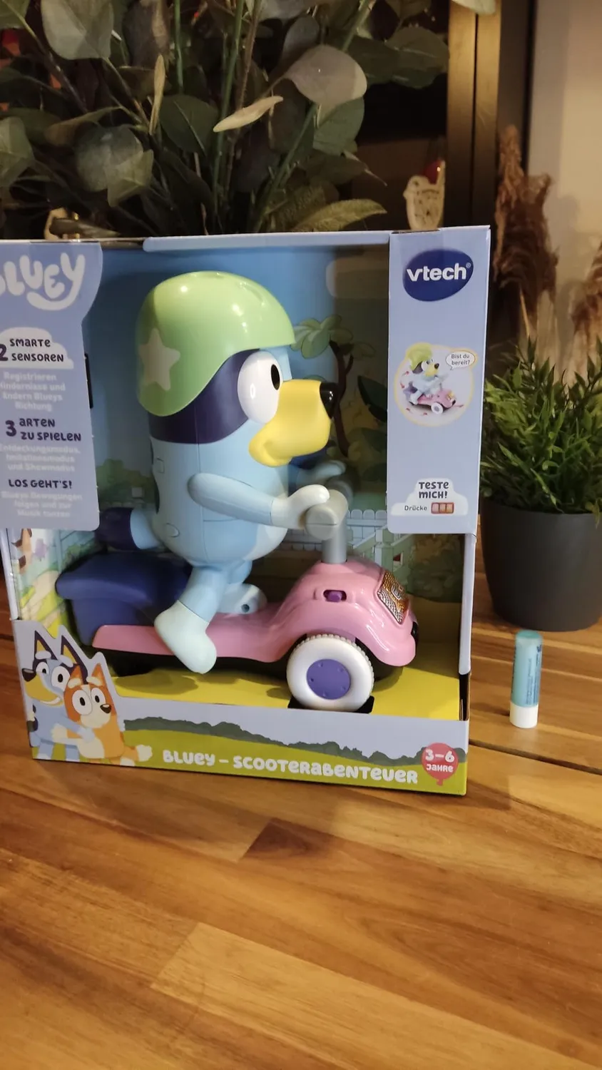 VTech Bluey Scooterabenteuer Spielzeug Deutsch ab 3 Jahren