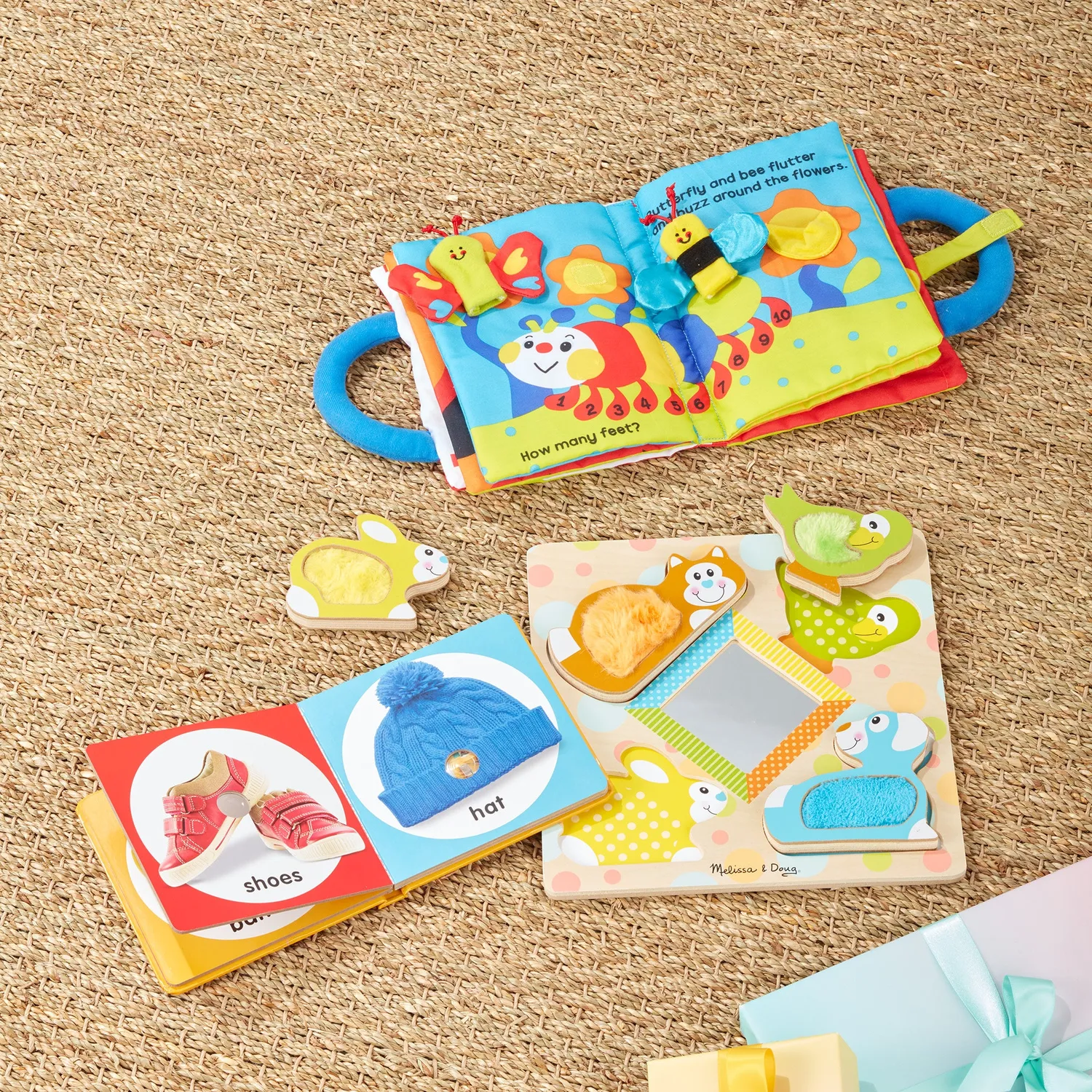 Melissa & Doug K's Kids My First Stoffbuch für Babys mit Puppen
