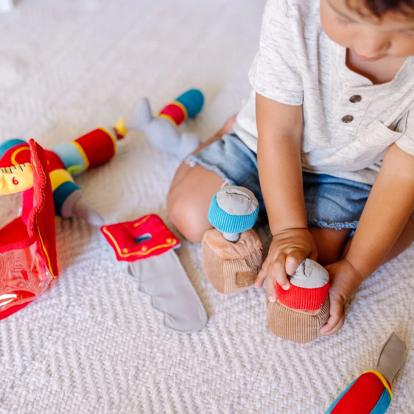 Melissa & Doug Toolbox Fill and Spill Werkzeugkasten Plüsch