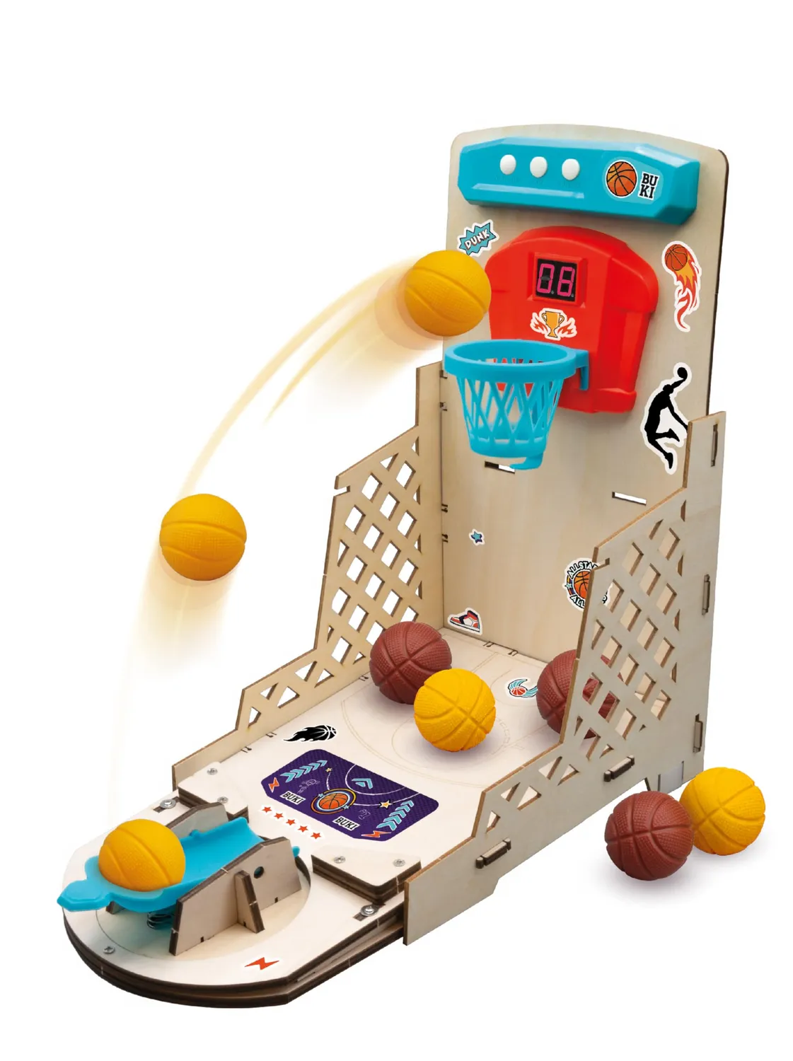 Buki 2151 Elektronischer Basketballkorb Bausatz ab 8 Jahren