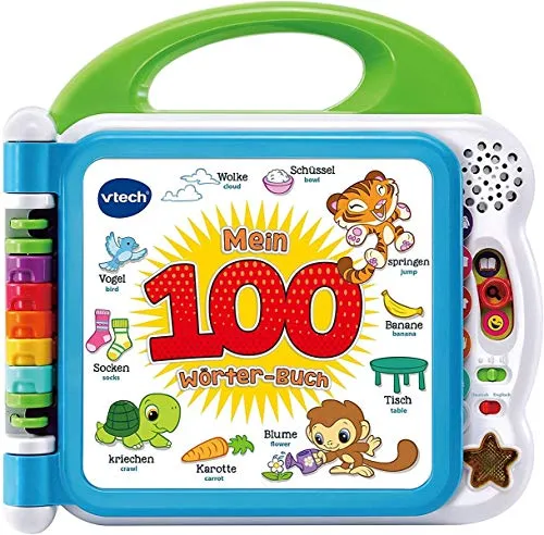 VTech Mein 100-Wörter-Buch Bilderbuch Deutsch-Englisch