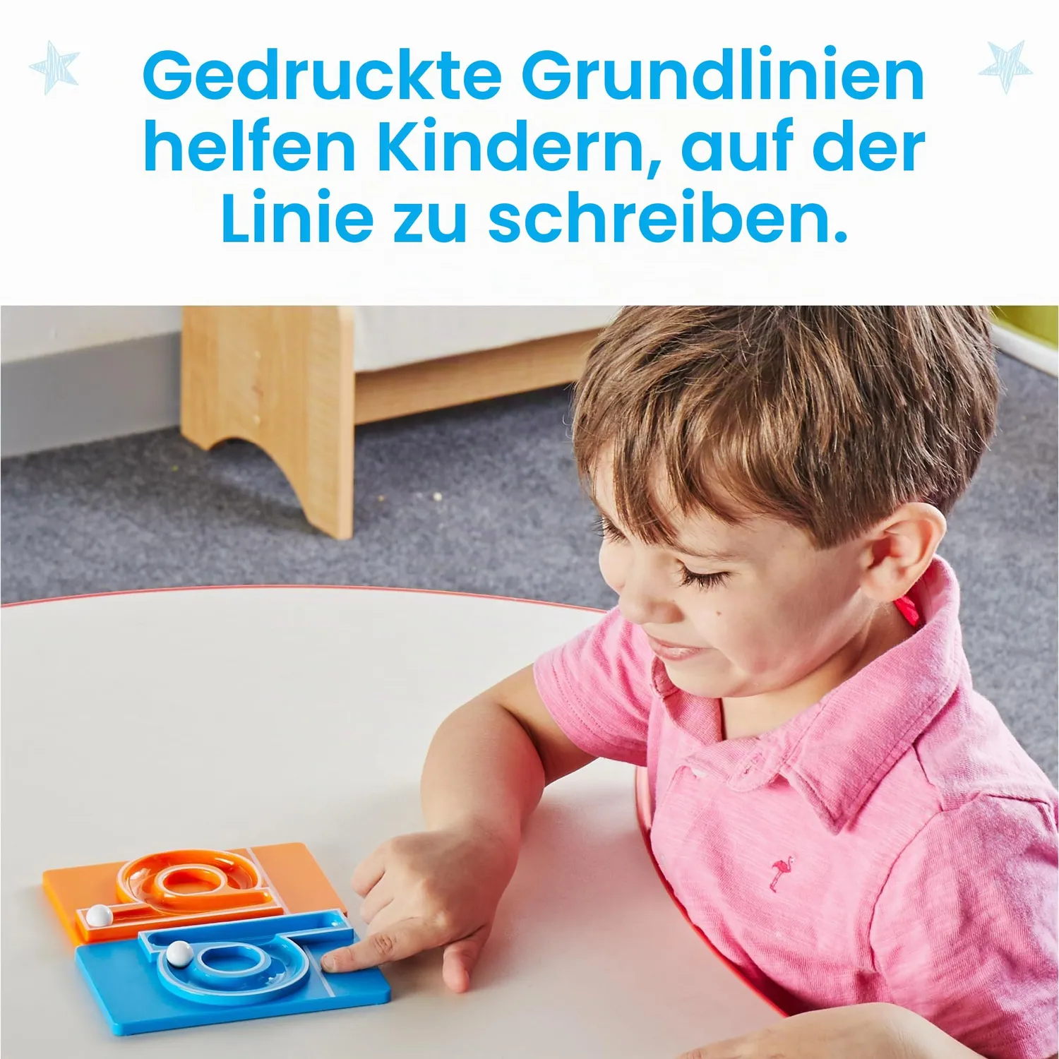 Learning Resources MarbleTracers Kleinbuchstaben 26 Tafeln Sensorik