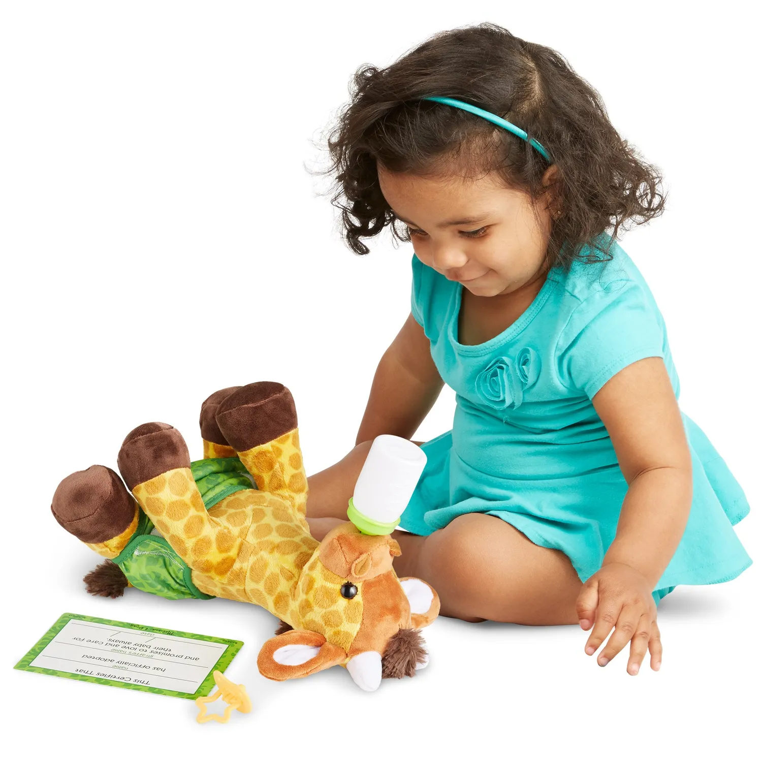 Melissa & Doug Baby Giraffe Kuscheltier mit Zubehör