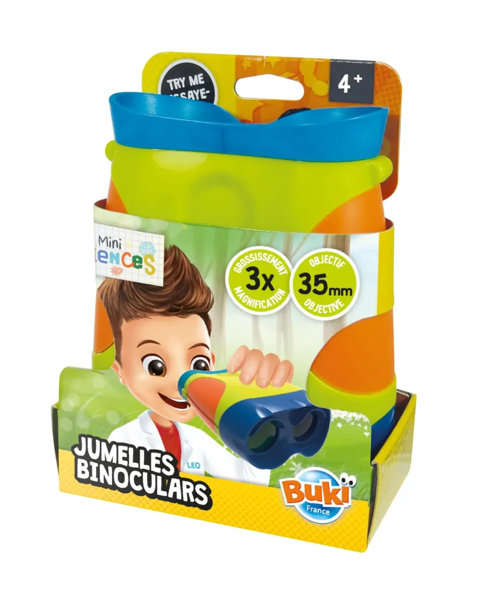 Buki Mini Sciences 9001 Fernglas 3x35 Kinderfernglas ab 4 Jahre