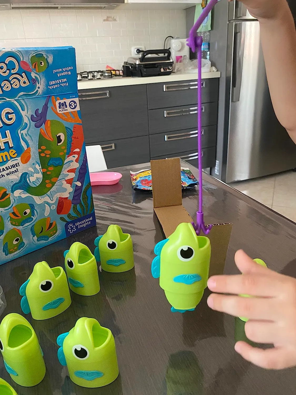 Learning Resources Angelspiel Mathe Fische Messen 2-3 Spieler ab 3