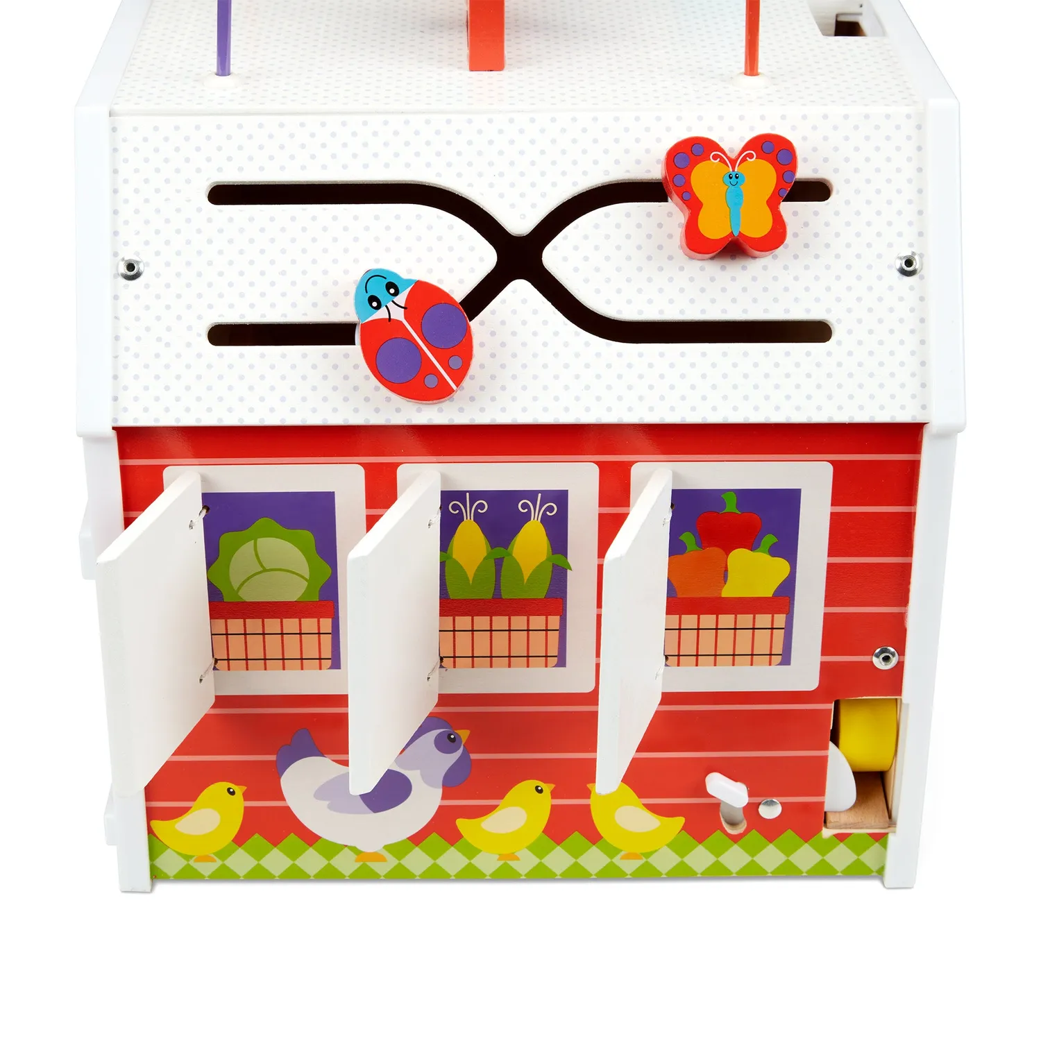 Melissa & Doug First Play Activity Barn Bauernhof Holz