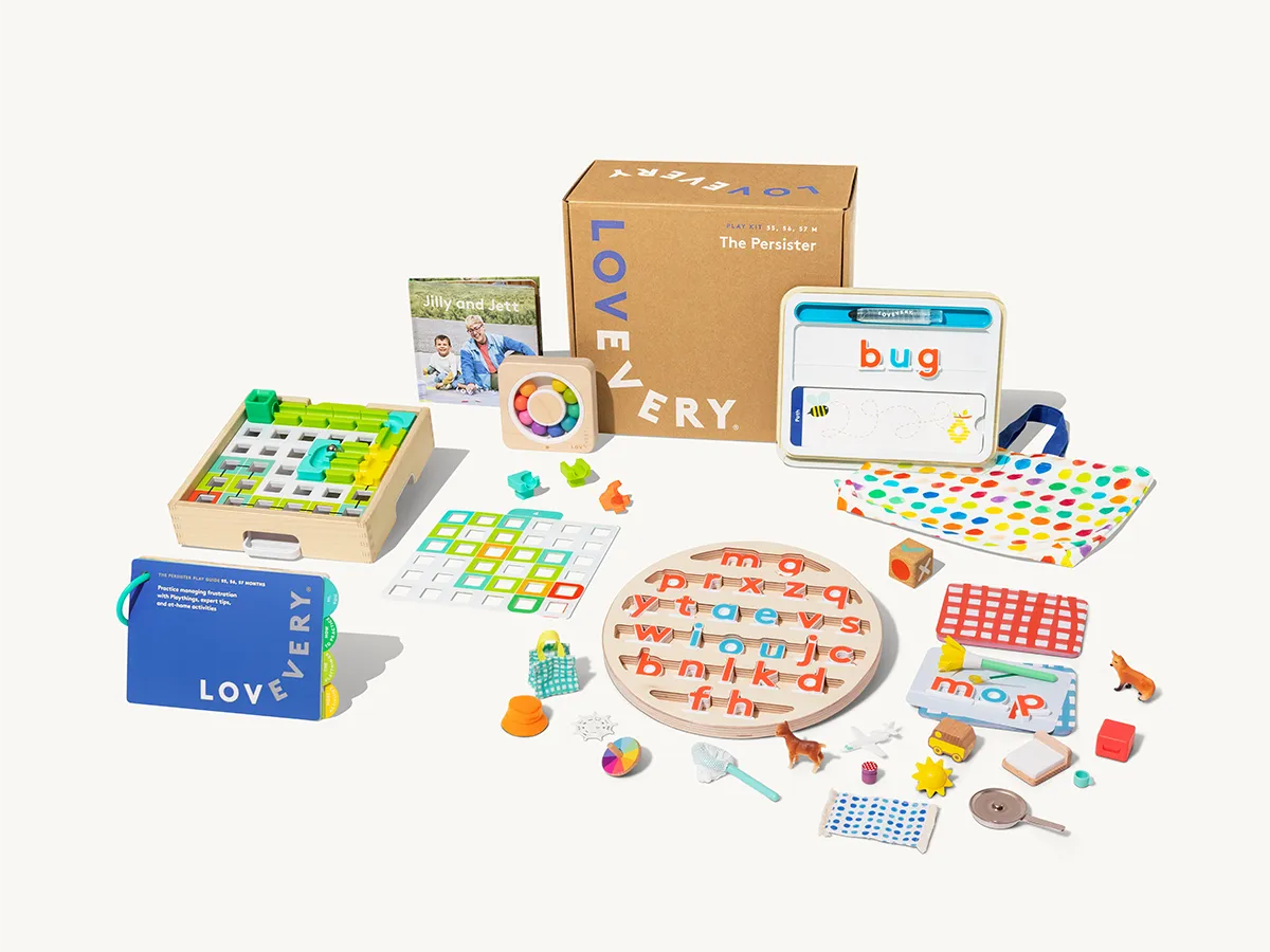 Lovevery The Persister Play Kit Spielset Frusttoleranz