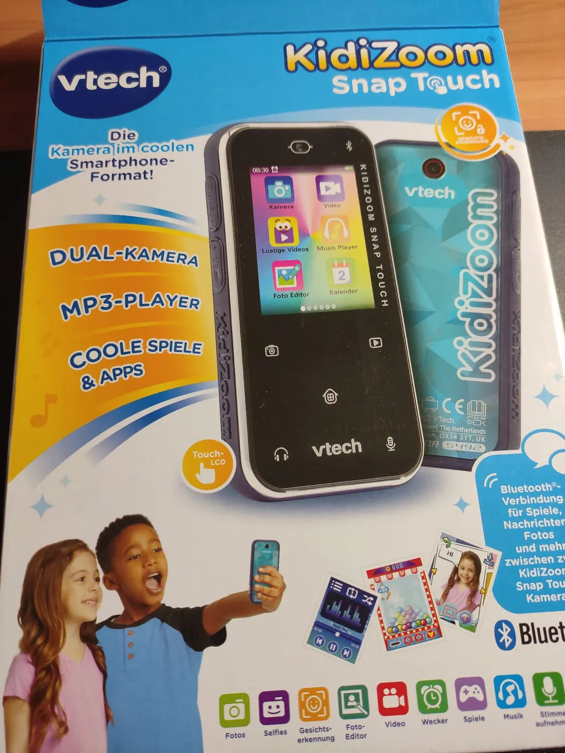 VTech KidiZoom Snap Touch Kinderkamera blau 5MP Touch