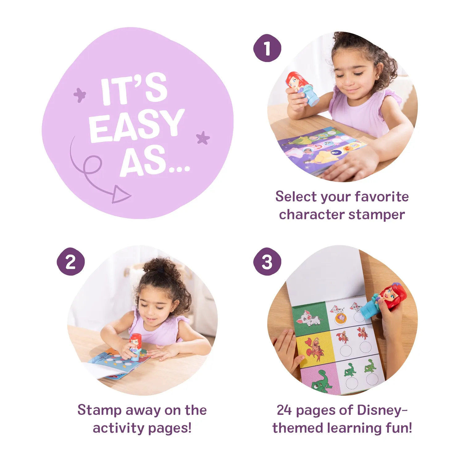 Melissa & Doug Sticker WOW Ariel Sticker-Stempel Bundle 500