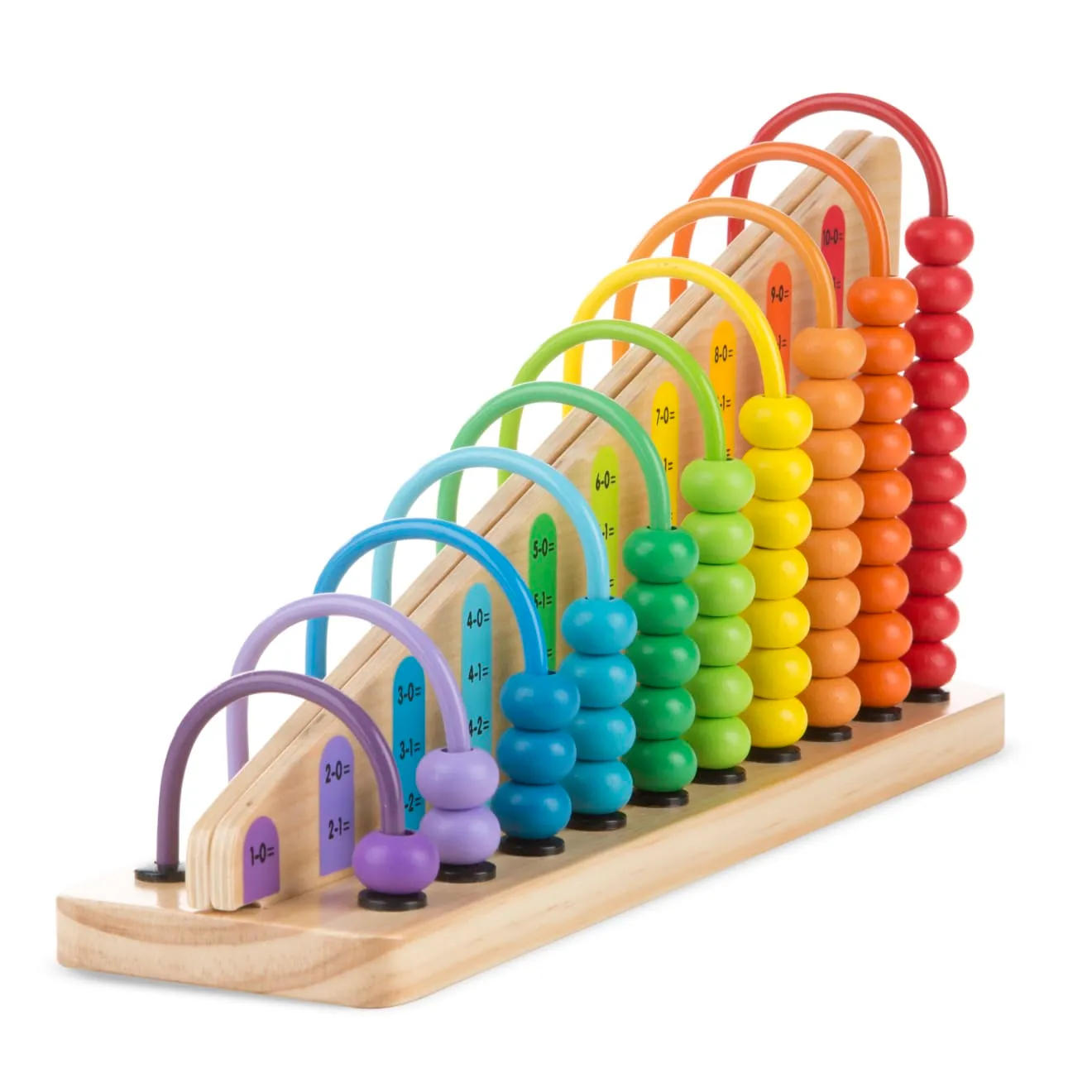 Melissa & Doug Add & Subtract Abakus Holz zum Rechnenlernen