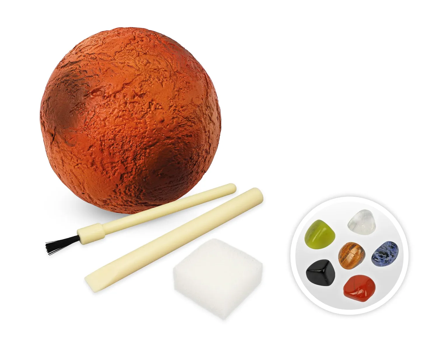 Buki France Dig a Planet Mars 448 Ausgrabungsset 6 Steine