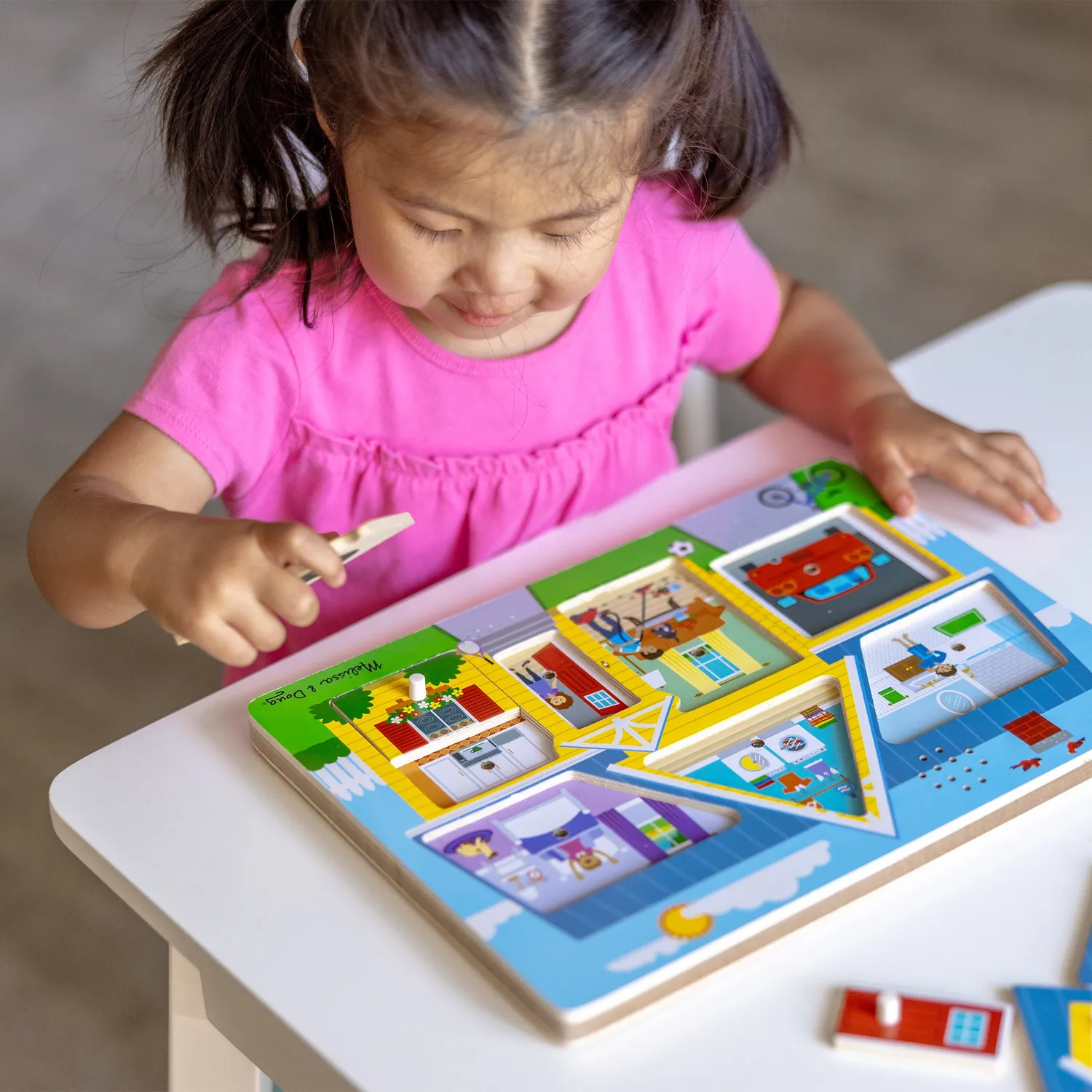 Melissa & Doug Around the House Soundpuzzle Holz 8-tlg