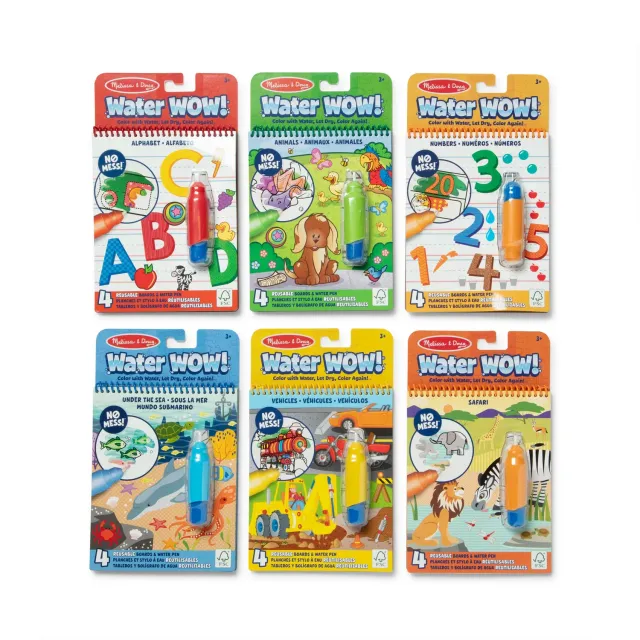Melissa & Doug Water Wow Malbuch 6er Set Wasser