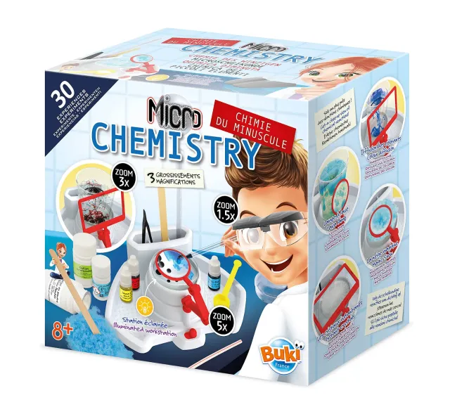 Buki Chemie des Winzigen 8367 Experimentierkasten 30x