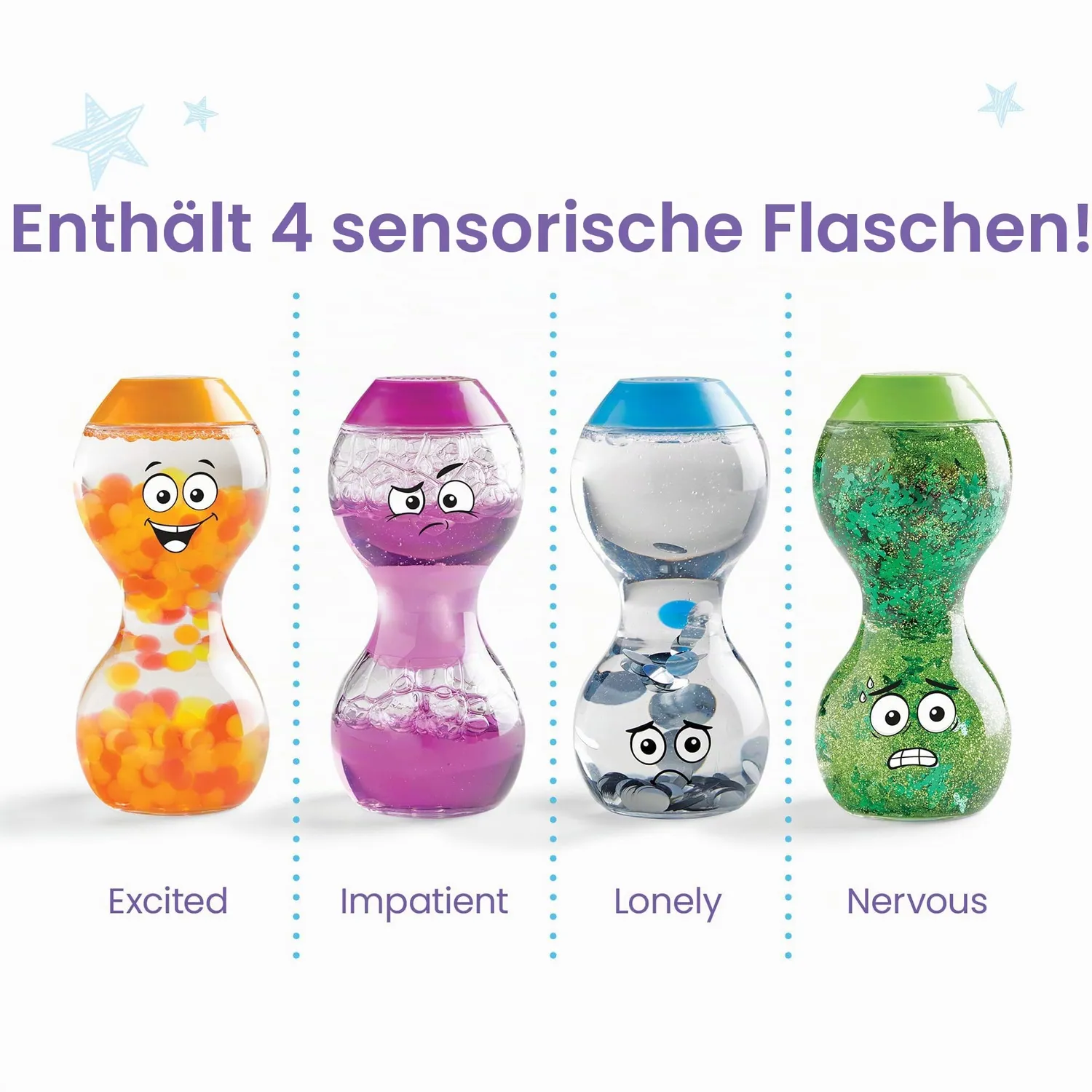 Learning Resources Äußere Deine Gefühle Sensorikflaschen 4er Set