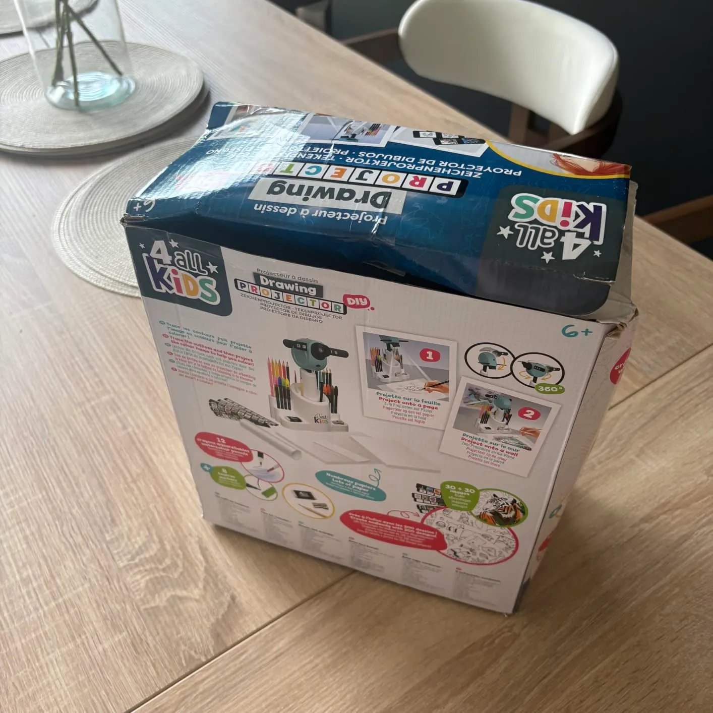 Buki FK004 Zeichenprojektor Set türkis mit 200 Motiven