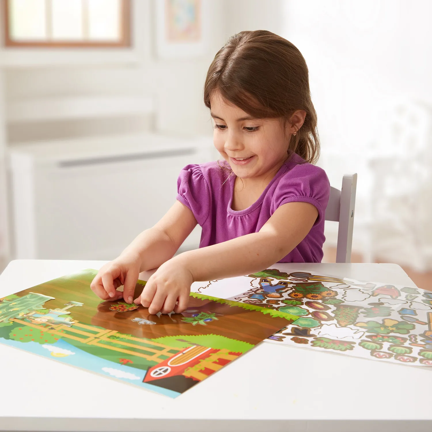 Melissa & Doug Sticker Pad Farm Stickerbuch 280 Sticker Bauernhof