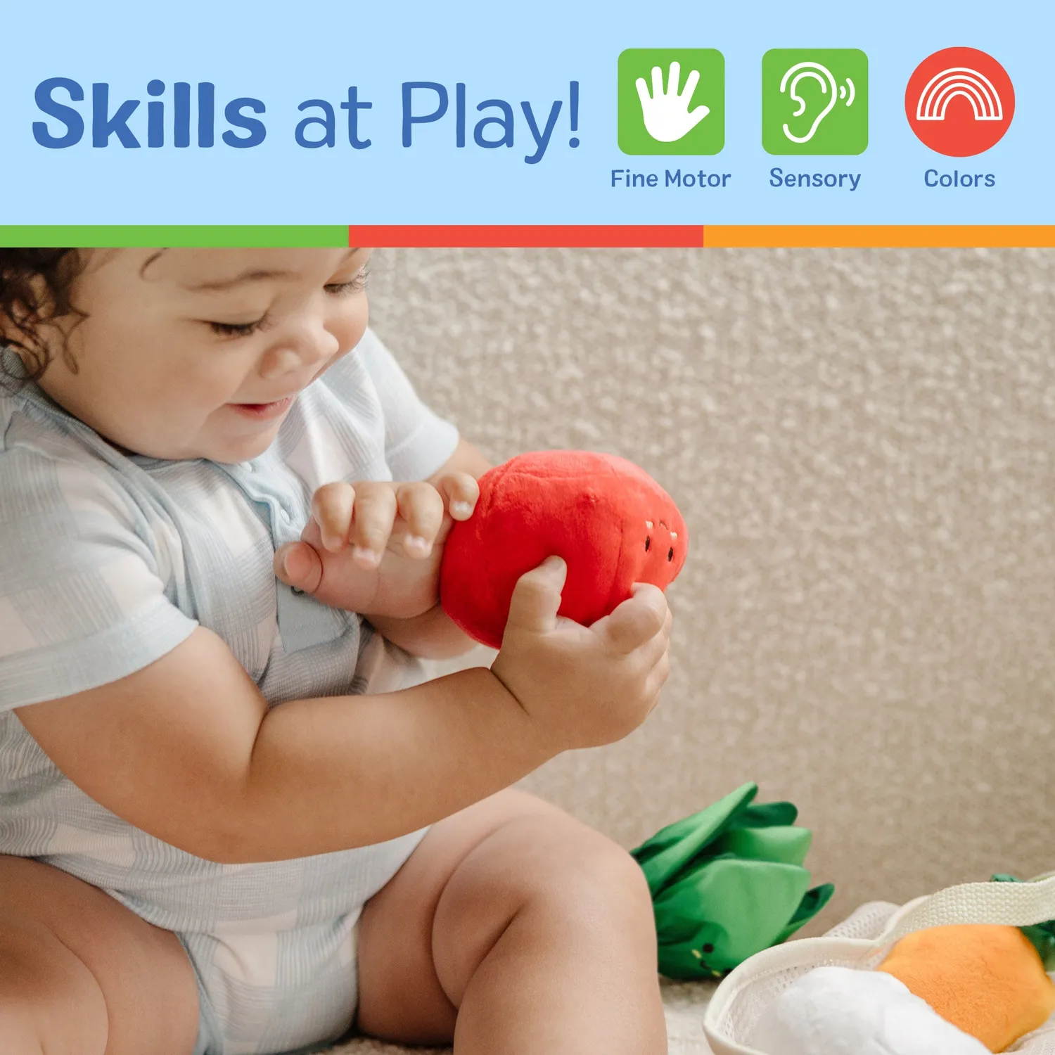 Melissa & Doug Market Basket Fill & Spill Babyspielzeug