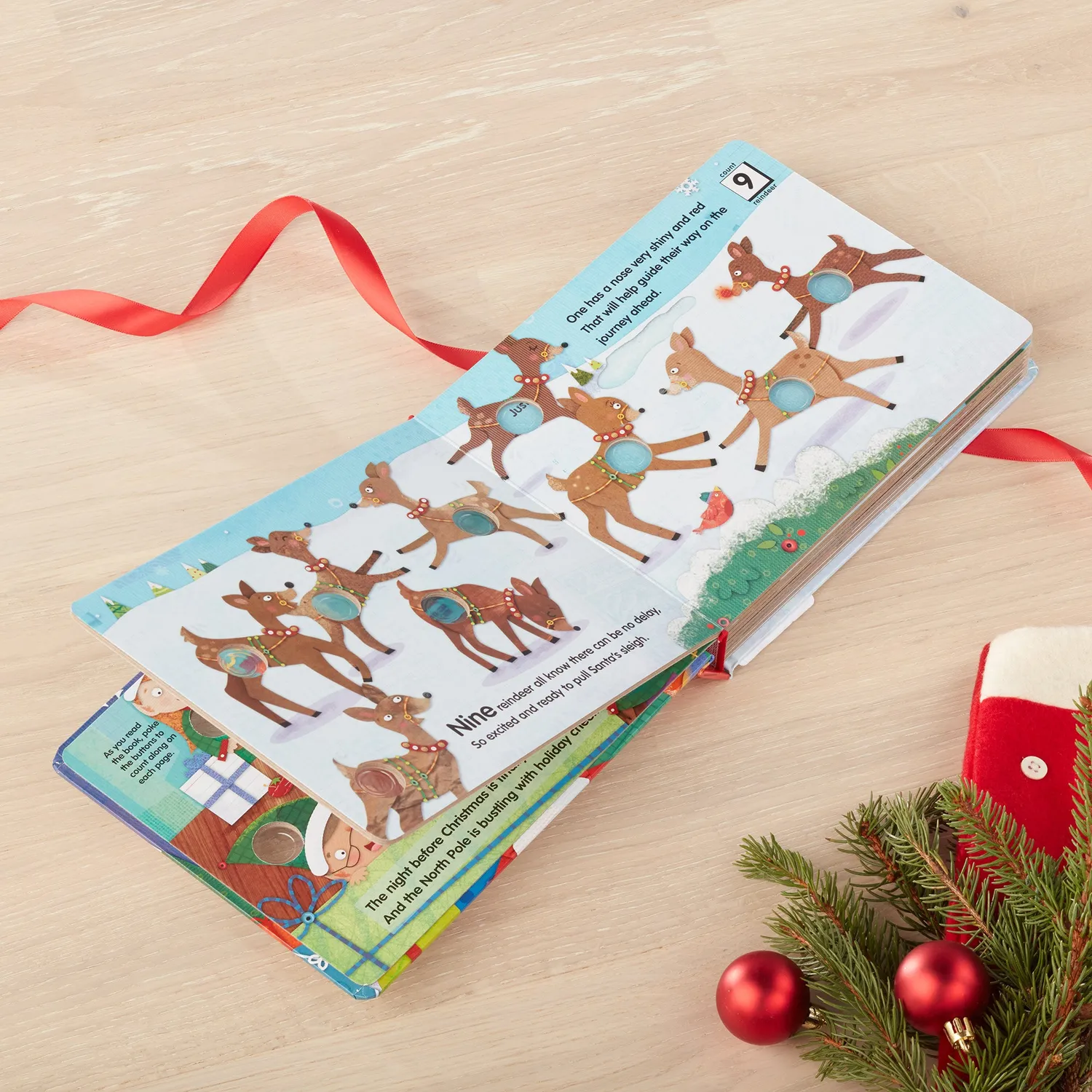 Melissa & Doug Poke-a-Dot Night Before Christmas Bilderbuch