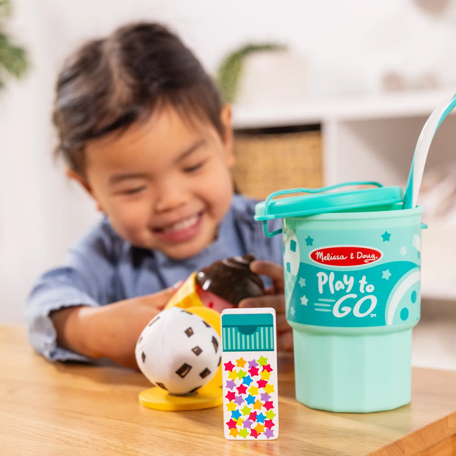 Melissa & Doug Play to Go Eis Spielset Becher 11-tlg tragbar