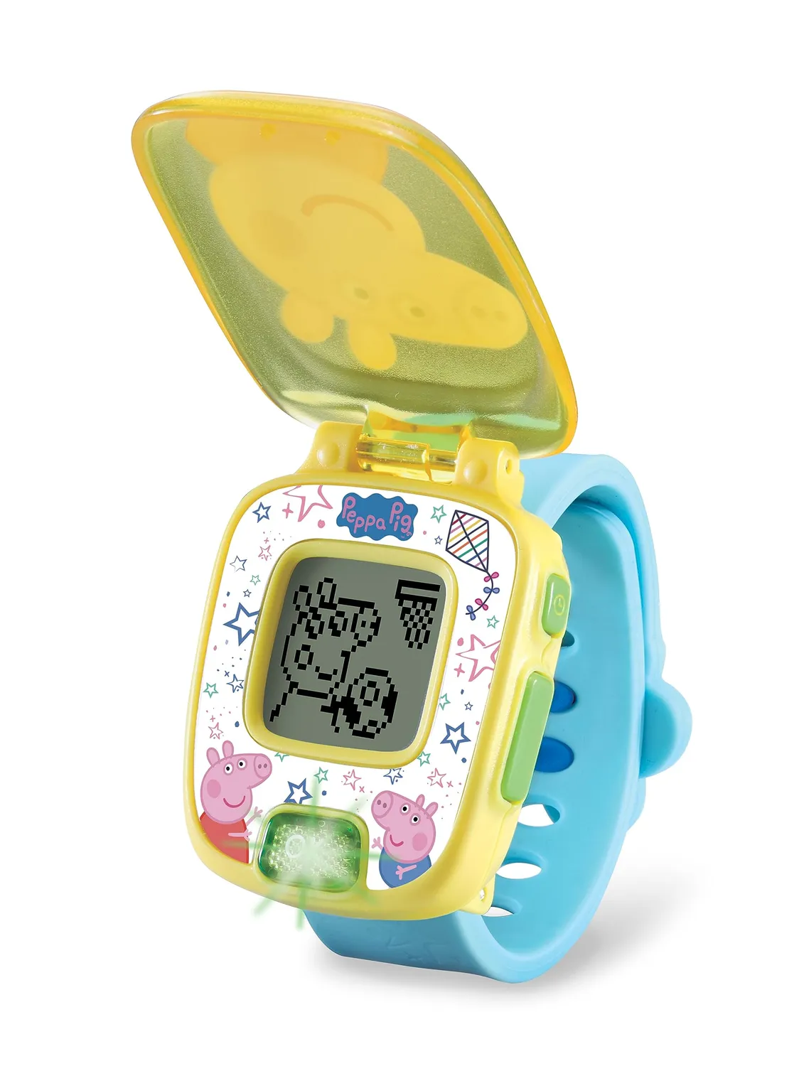 VTech Peppa Pig Lernuhr Kinderuhr englische Version mit Spielen