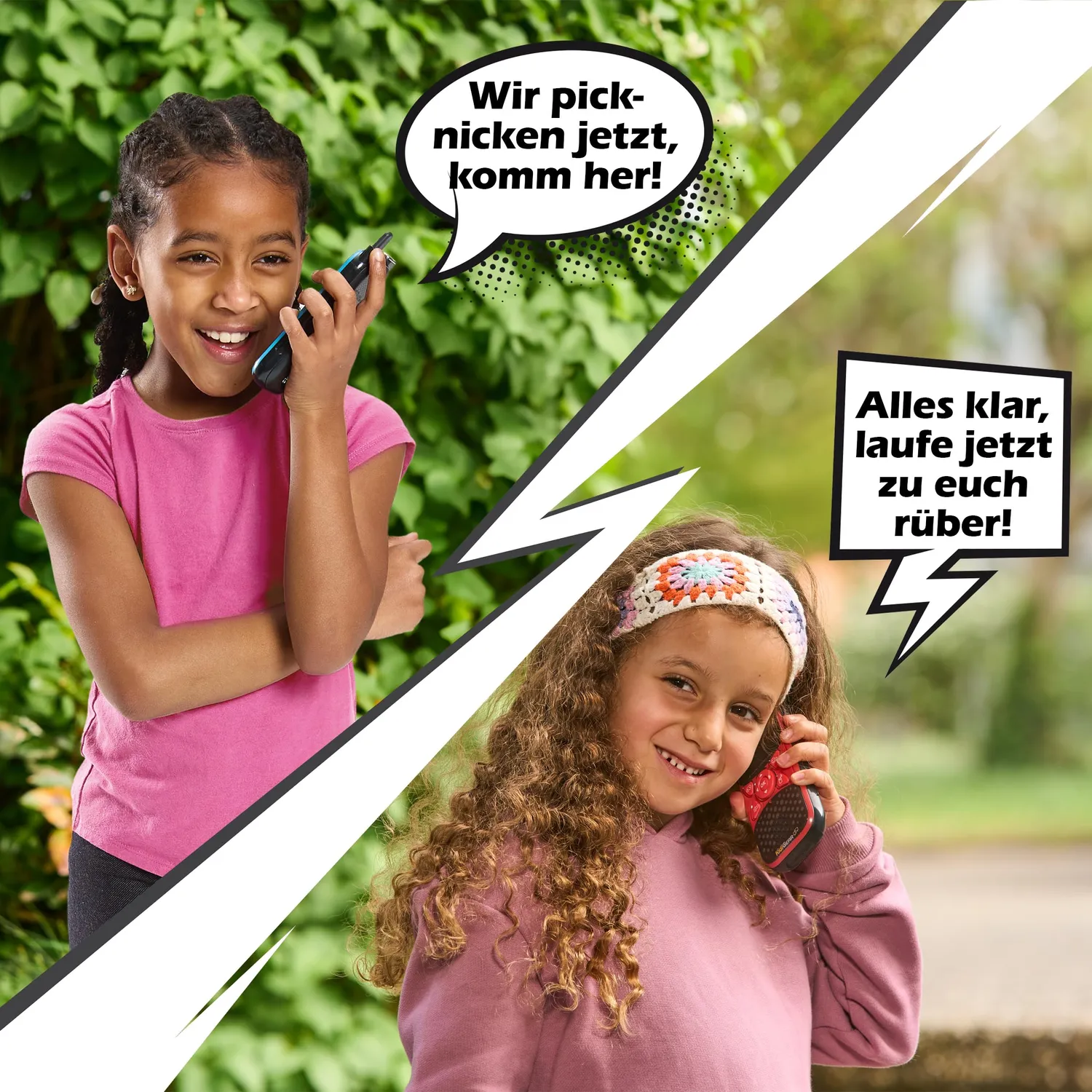 VTech KidiTalkie Explorer Walkie-Talkie 2er-Set mit Taschenlampe