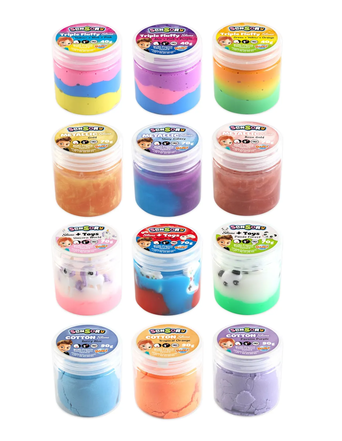 Buki D169 Slime Überraschungstopf Schleim 1 Topf Sammelmodell