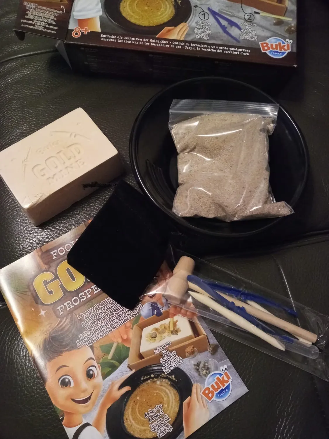Buki 443 Goldgräber Experimentierkasten mit Pyrit-Nuggets