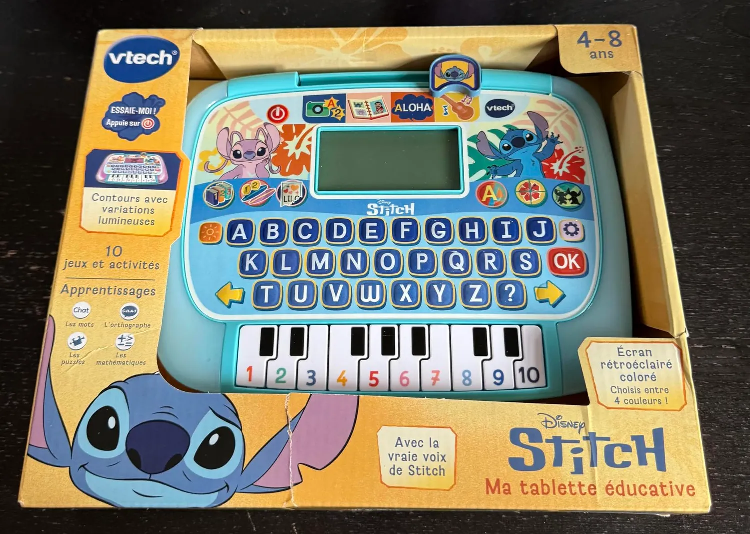 VTech Disney Stitch Lerntablet 10 Spiele 4-8 Jahre