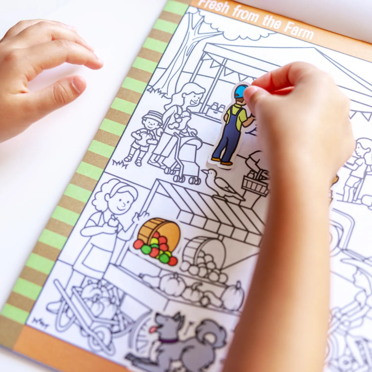 Melissa & Doug Around Town Seek & Find Stickerblock 400 Sticker