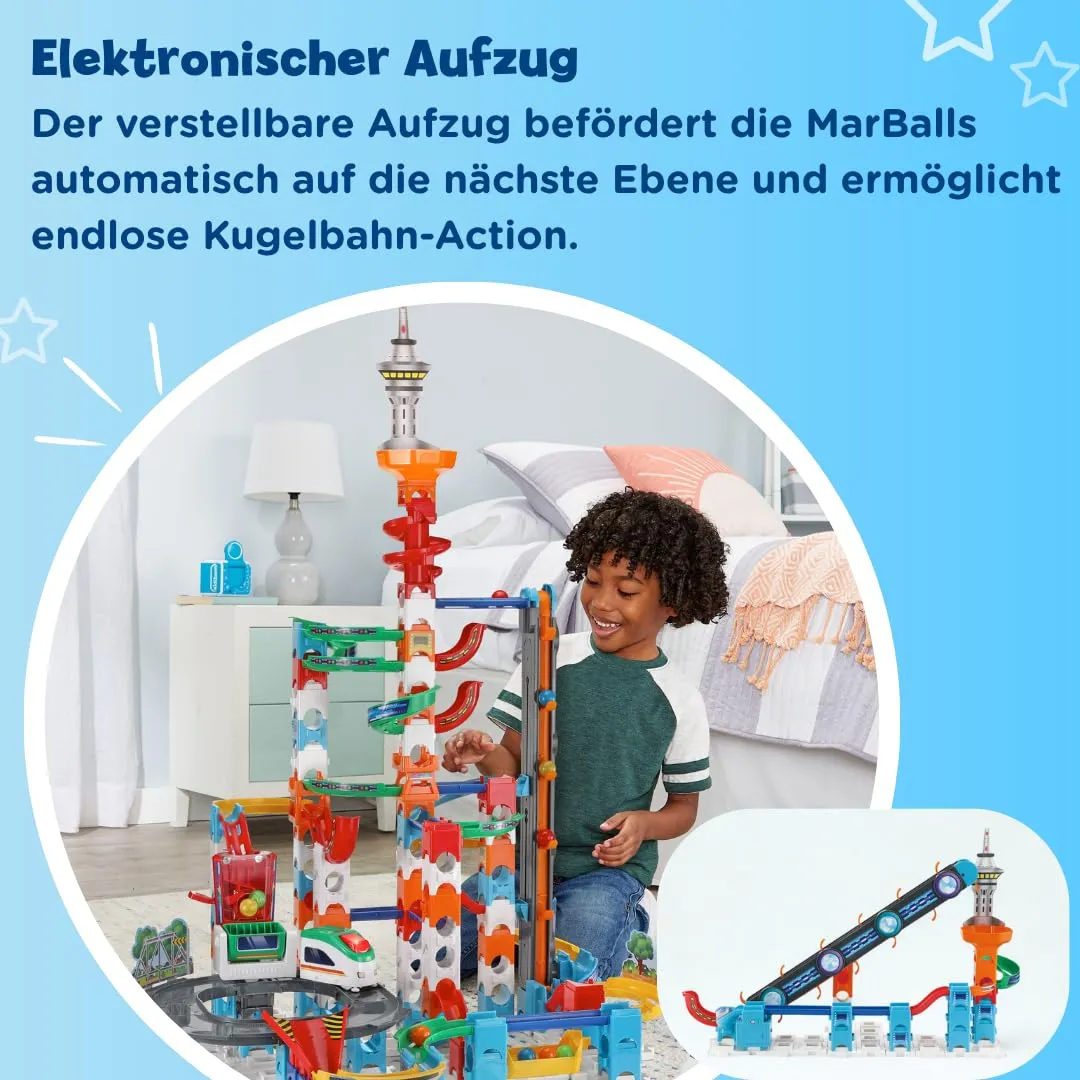 VTech Marble Rush Super Sky Tower XL300 E Kugelbahn 143 Teile