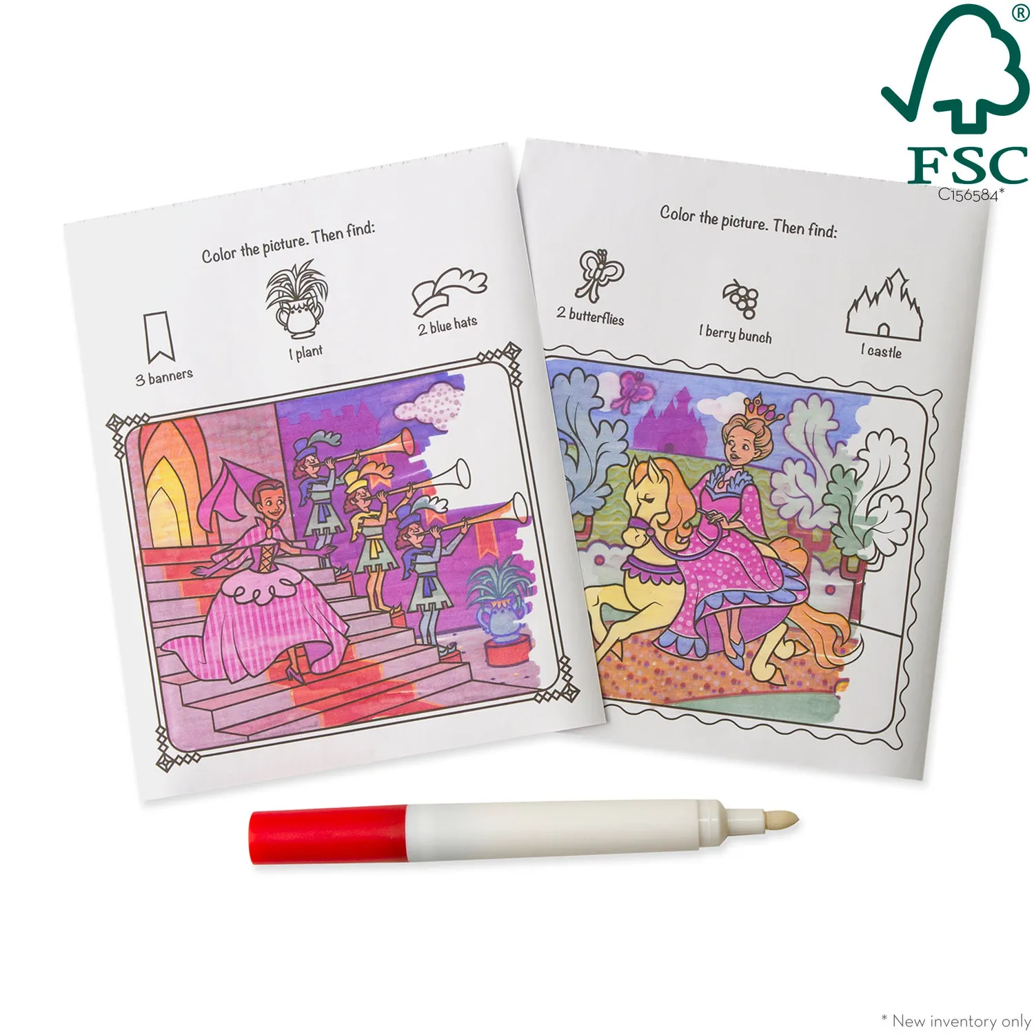 Melissa & Doug On the Go ColorBlast Malbuch Prinzessin Zauber