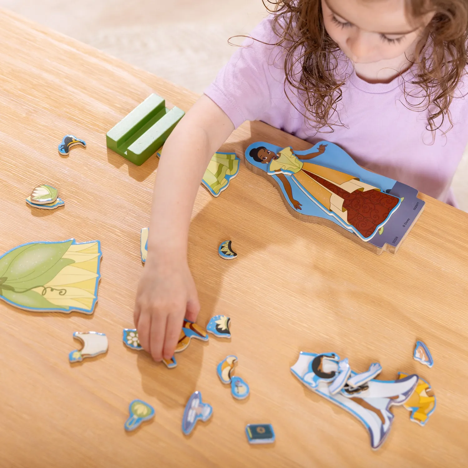 Melissa & Doug Disney Tiana Magnetspiel Holz 30-tlg ab 3 J