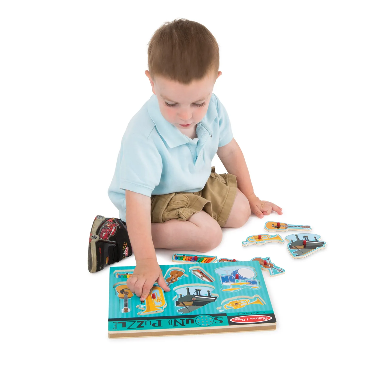Melissa & Doug Musical Instruments Soundpuzzle 8 Teile Holz