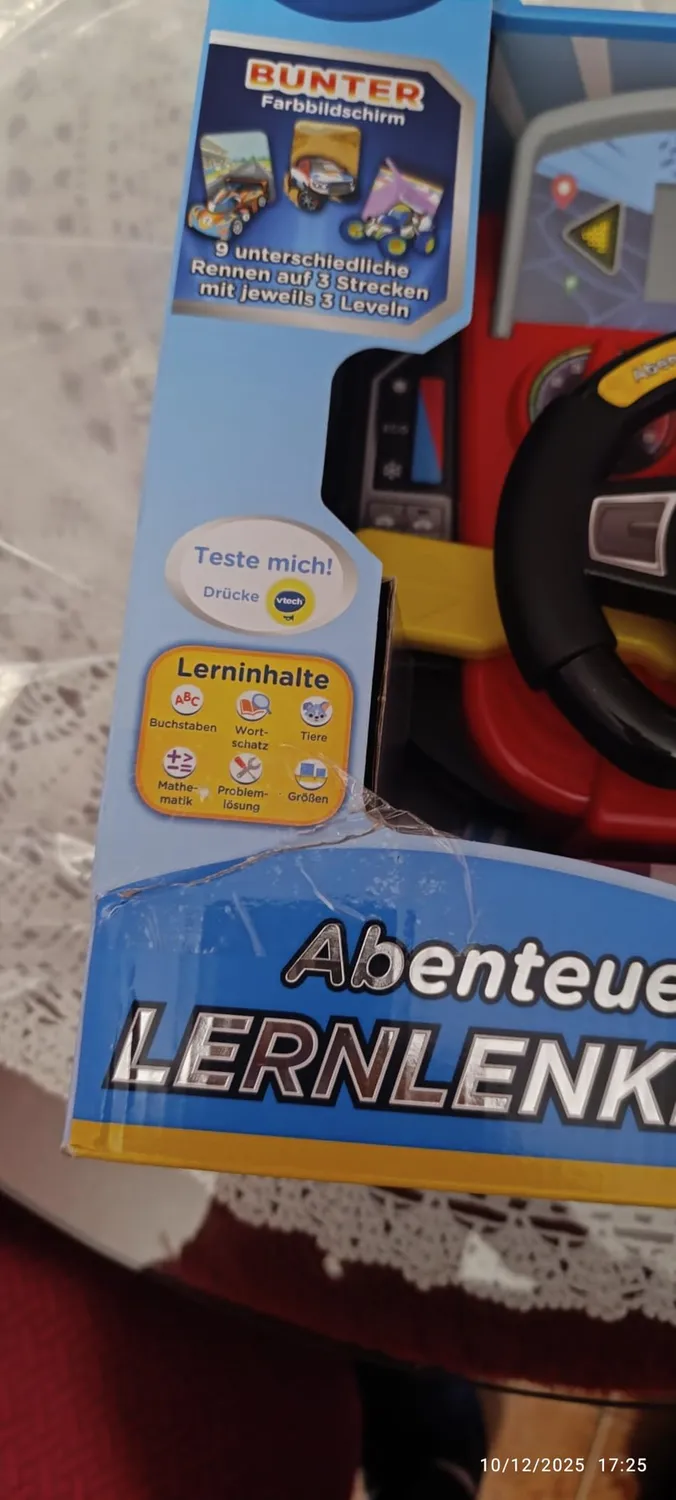 VTech Abenteuer Lernlenkrad LCD-Steuer 3-7 Jahre
