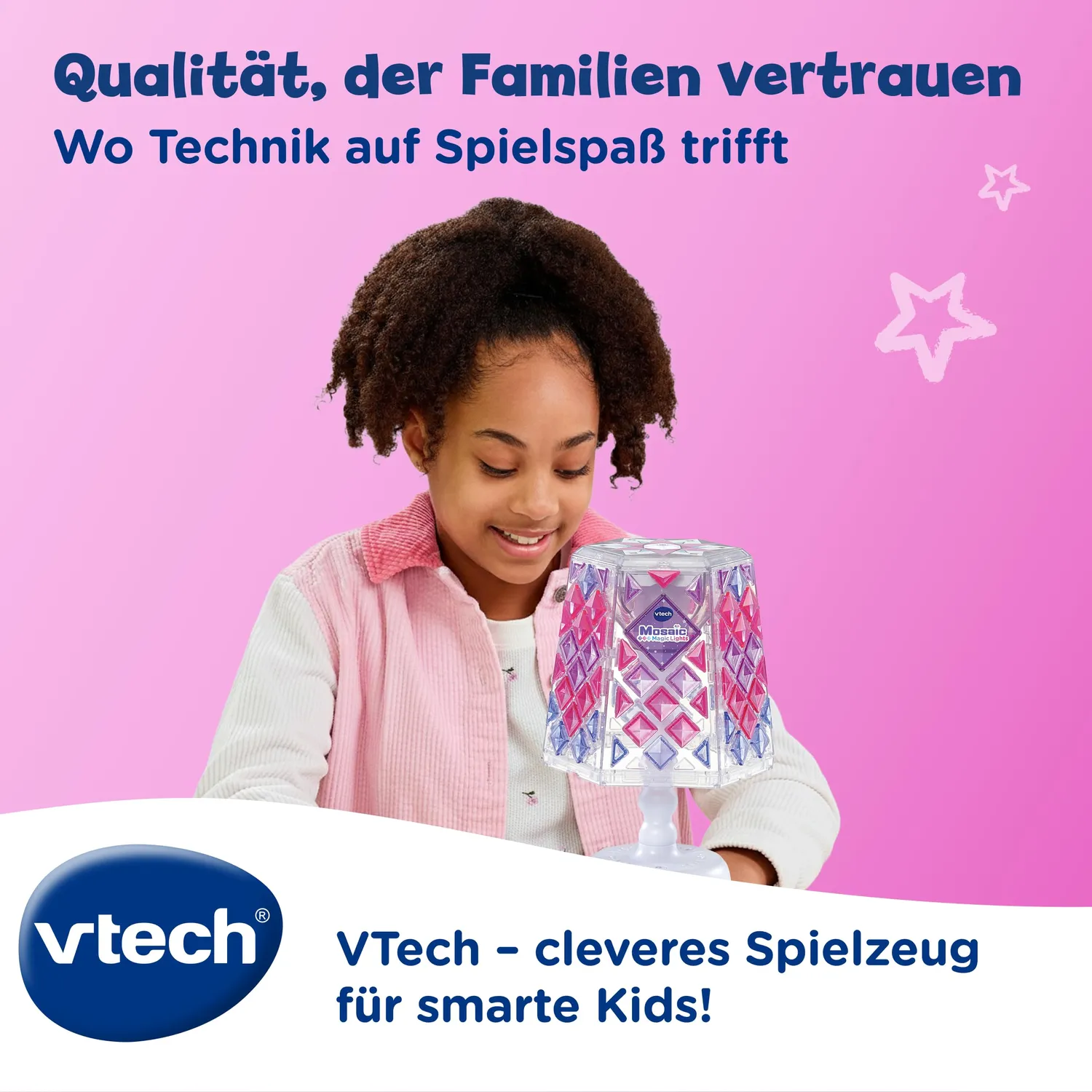 VTech Mosaic Magic Lights Kinderlampe Mosaiksteine
