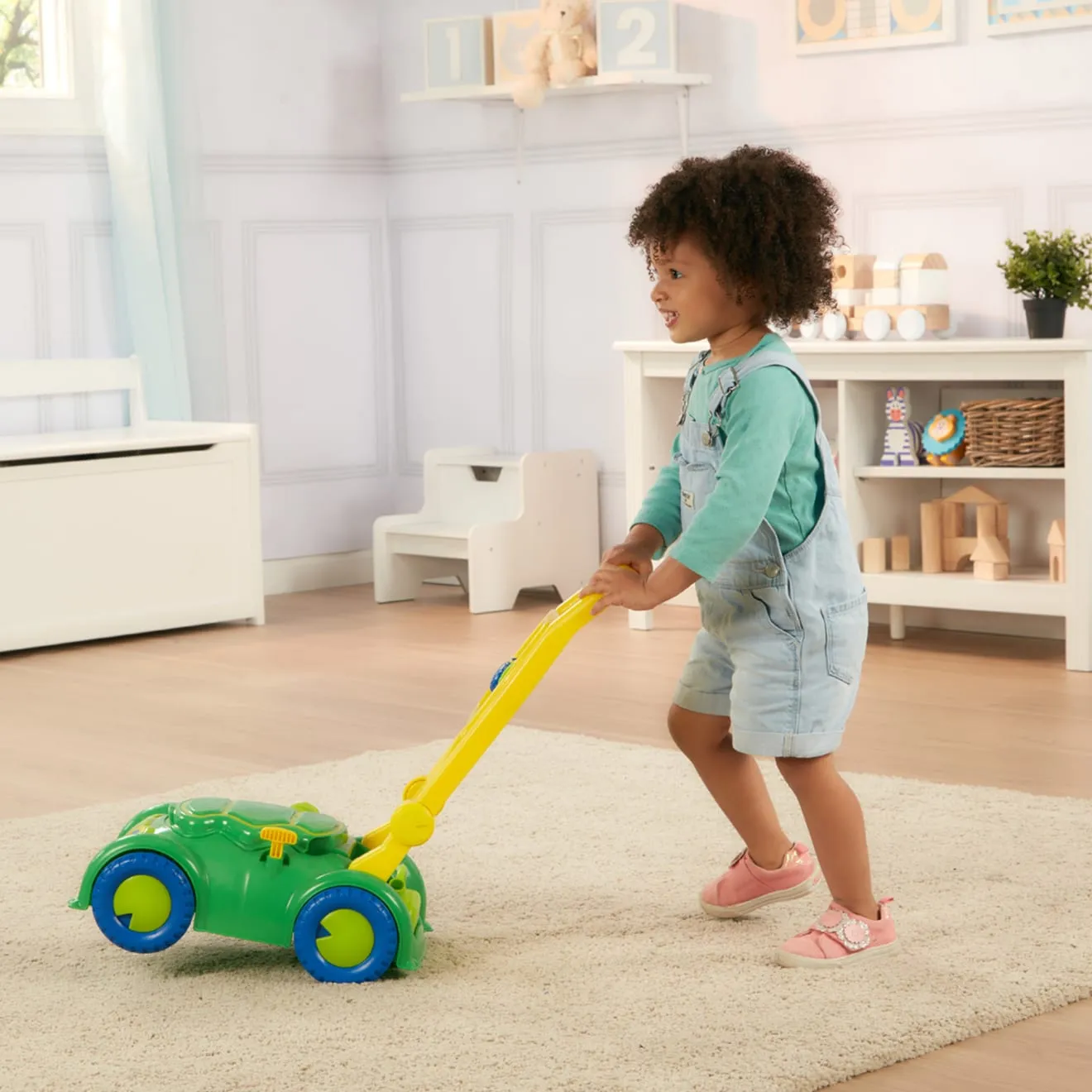 Melissa & Doug Snappy Turtle Mower Spielrasenmäher Motorgeräusch