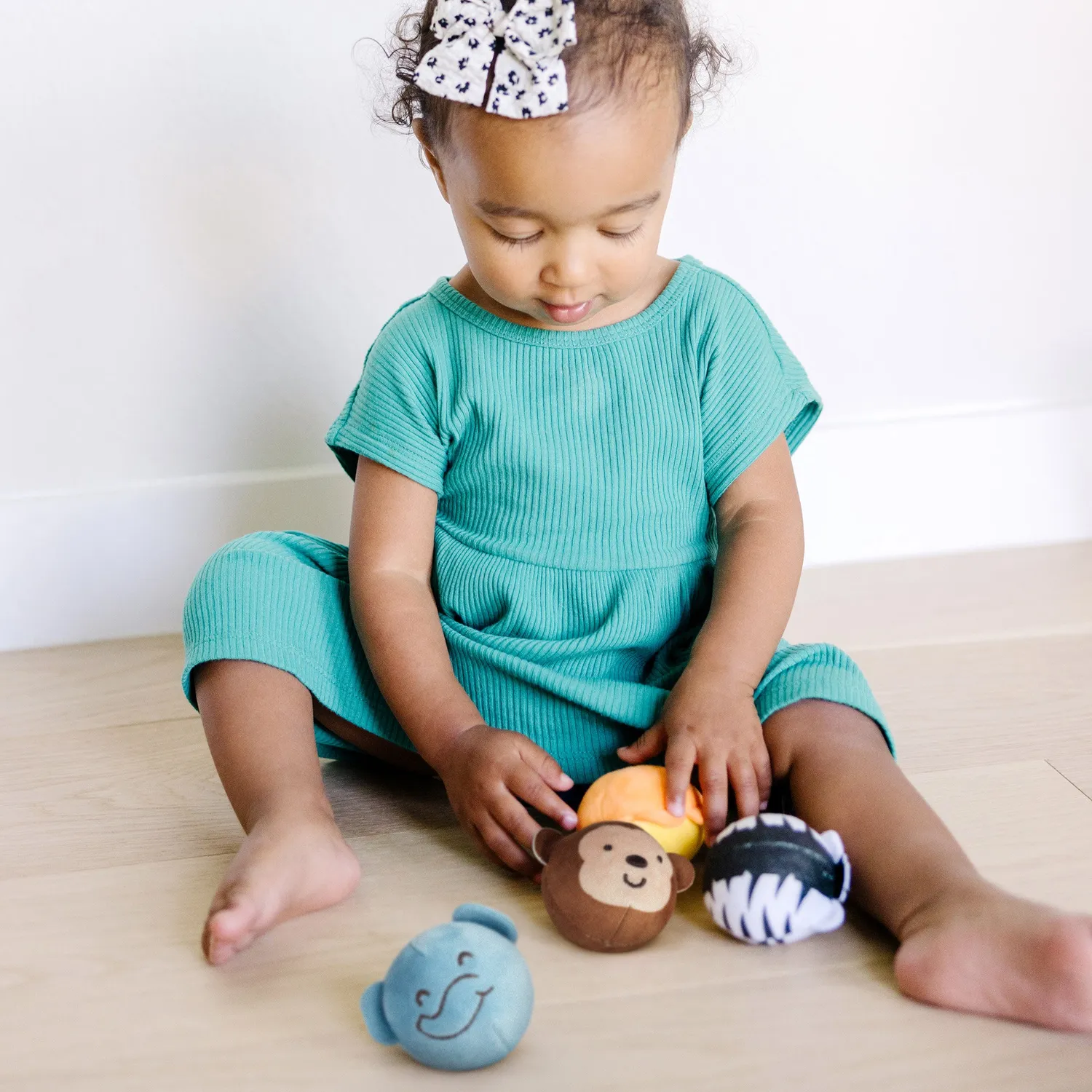 Melissa & Doug Rollables Safari Friends Rolltiere 4er Set für Babys