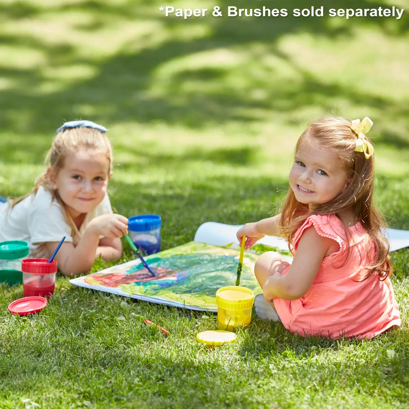 Melissa & Doug Spill-proof Malkbecher Auslaufsicher 4er Set Farben