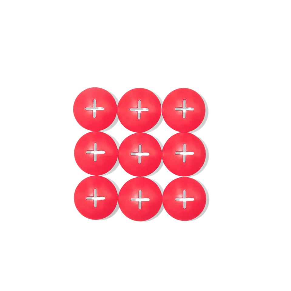 Lovevery Play Kits Red Buttons Knöpfe 9er Set rot