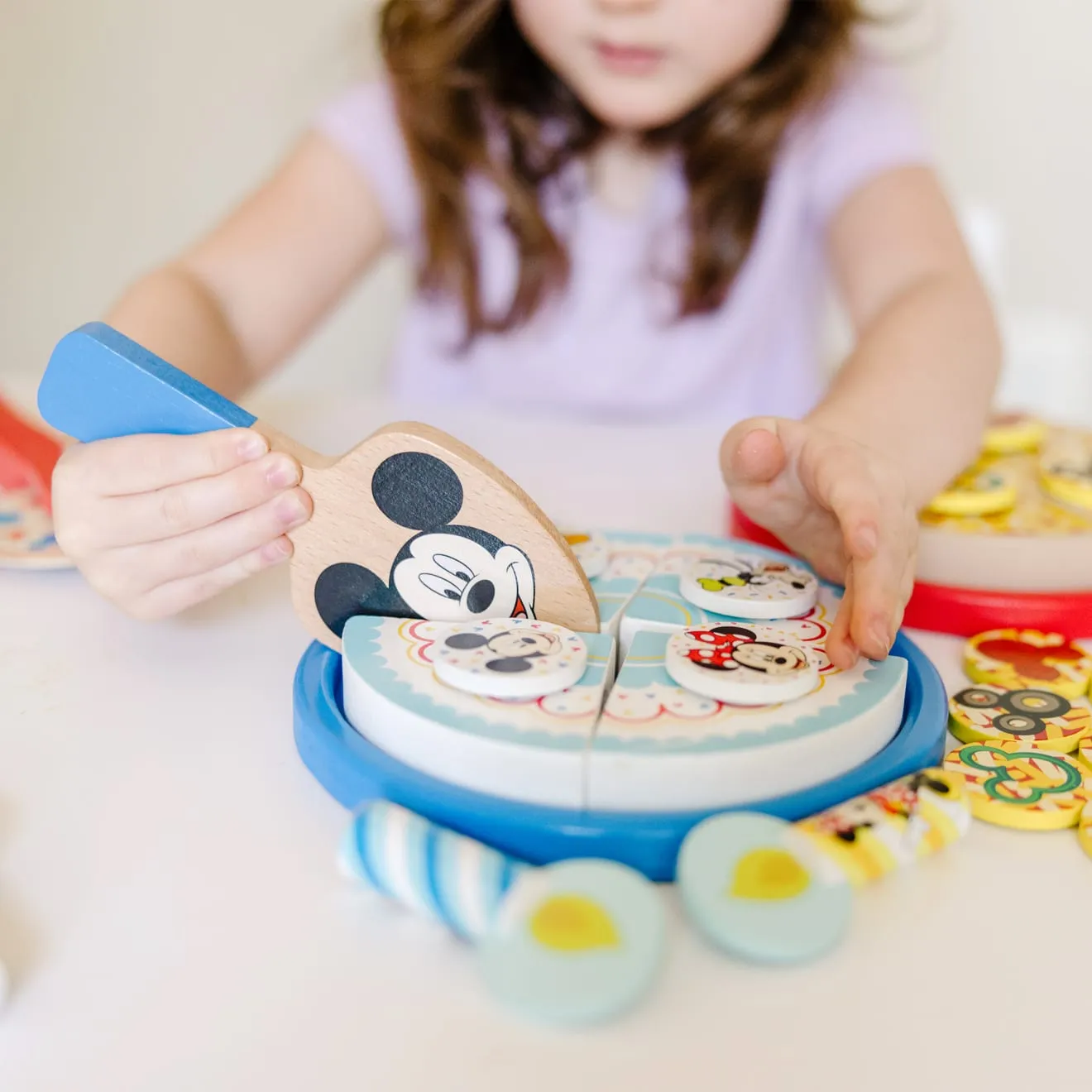Melissa & Doug Mickey Mouse Pizza & Kuchen Spielset Holz