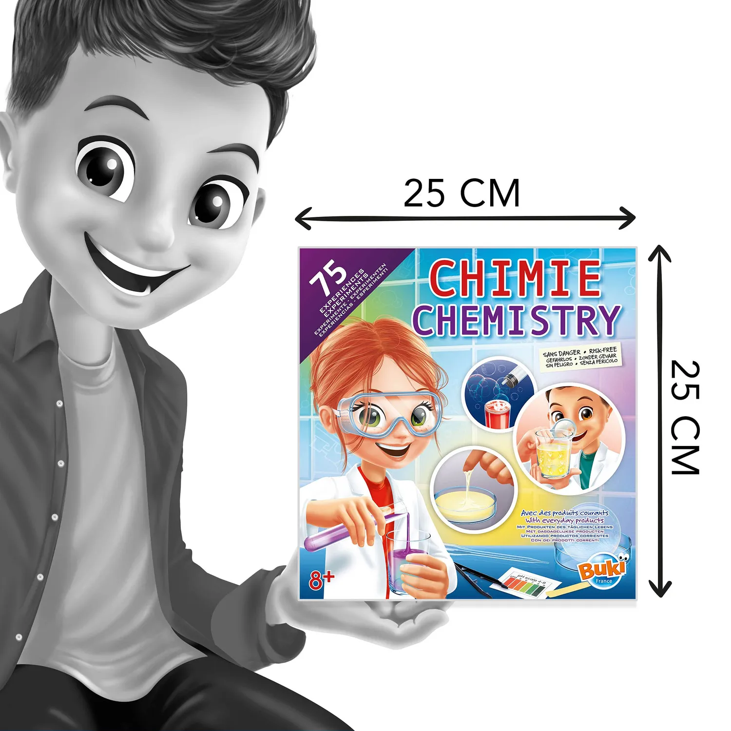 Buki France 8363EU Chemie 75 Experimente Kasten ab 8 Jahren