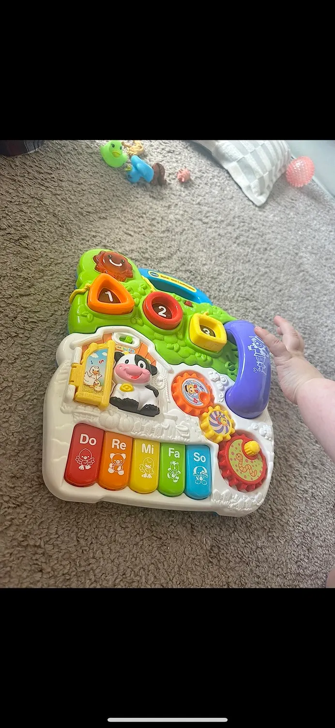 VTech Spiel- und Laufwagen Lauflernhilfe mit Spielboard