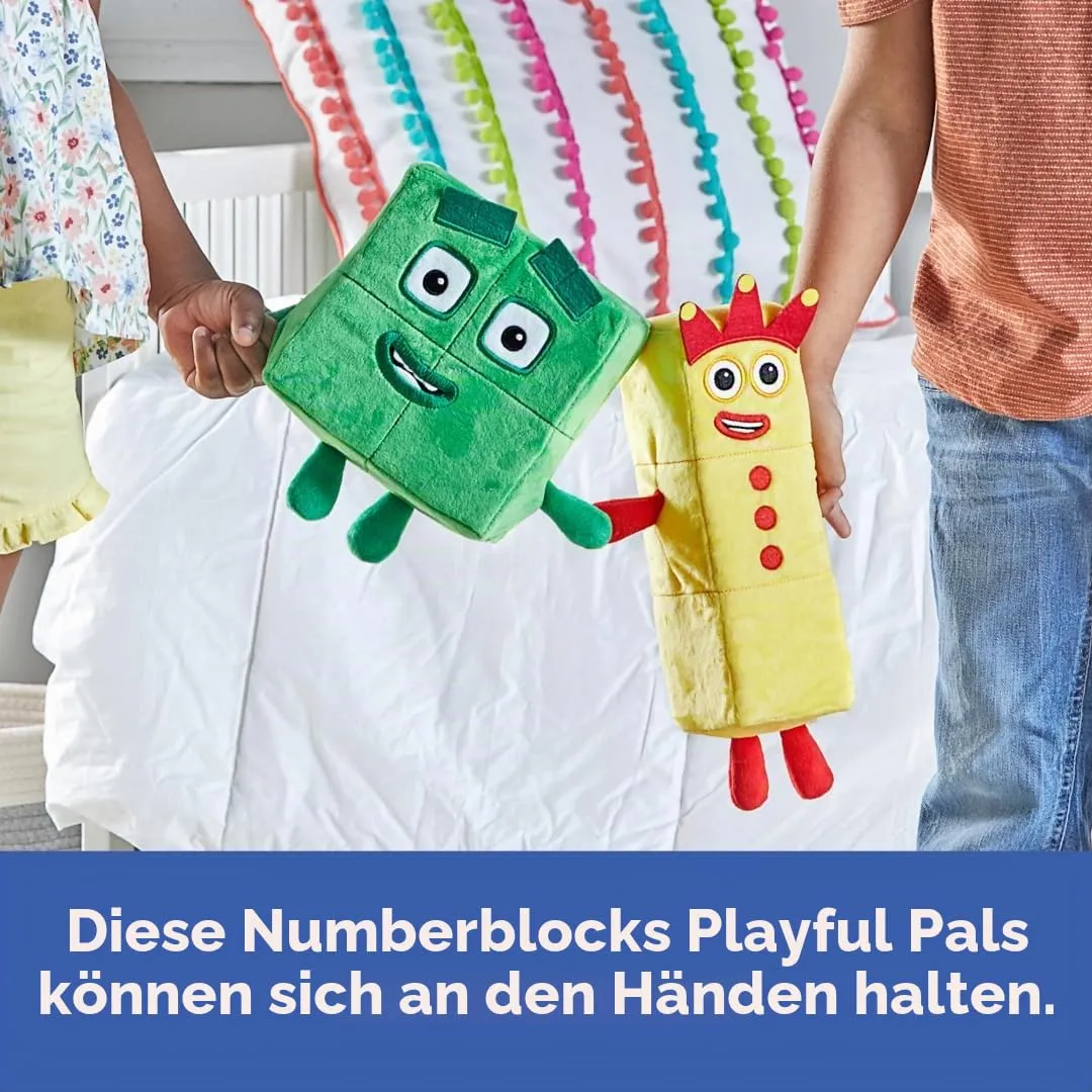Learning Resources Numberblocks Drei und Vier Plüsch 2er-Set